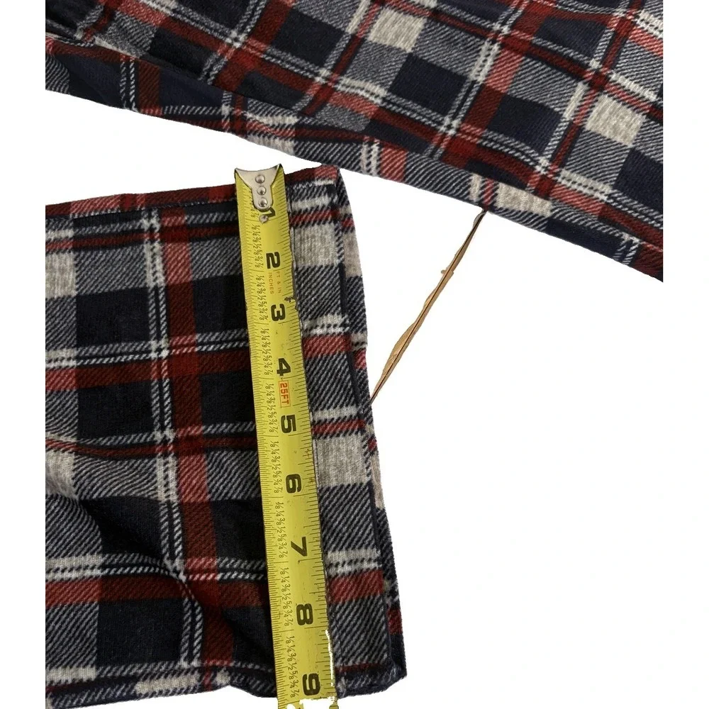 Polo Assn Sleepwear L Men Bottoms Plaid Velour Pyjama Loungewear  Christmas Pony